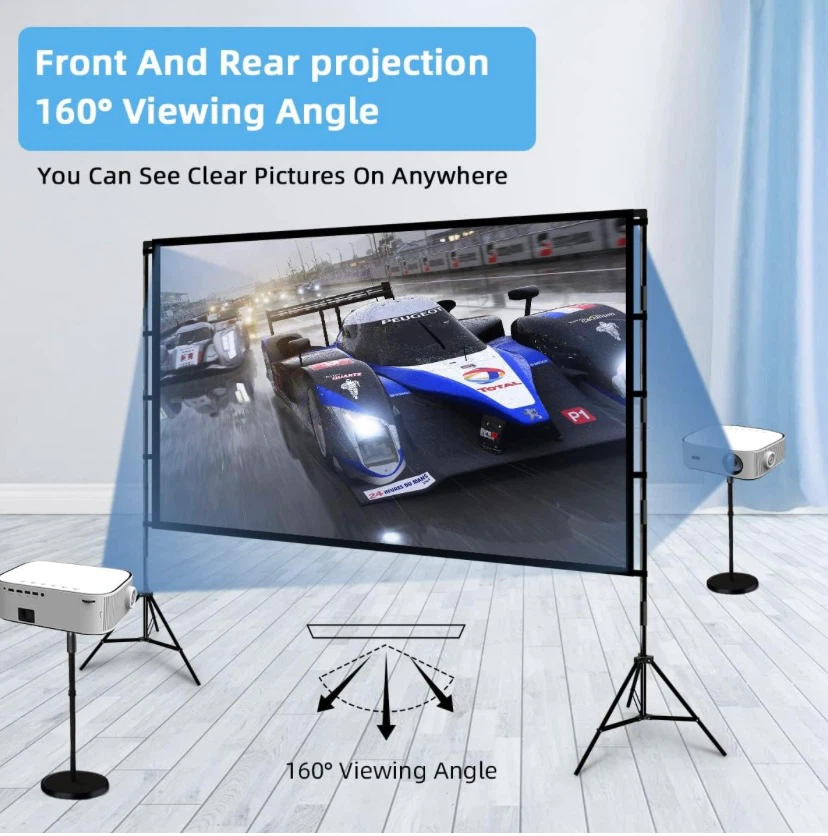 New Outdoor Projection Screen and Stand 100” - photo 3