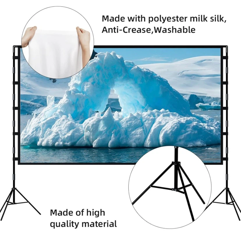 New Outdoor Projection Screen and Stand 100” - photo 4