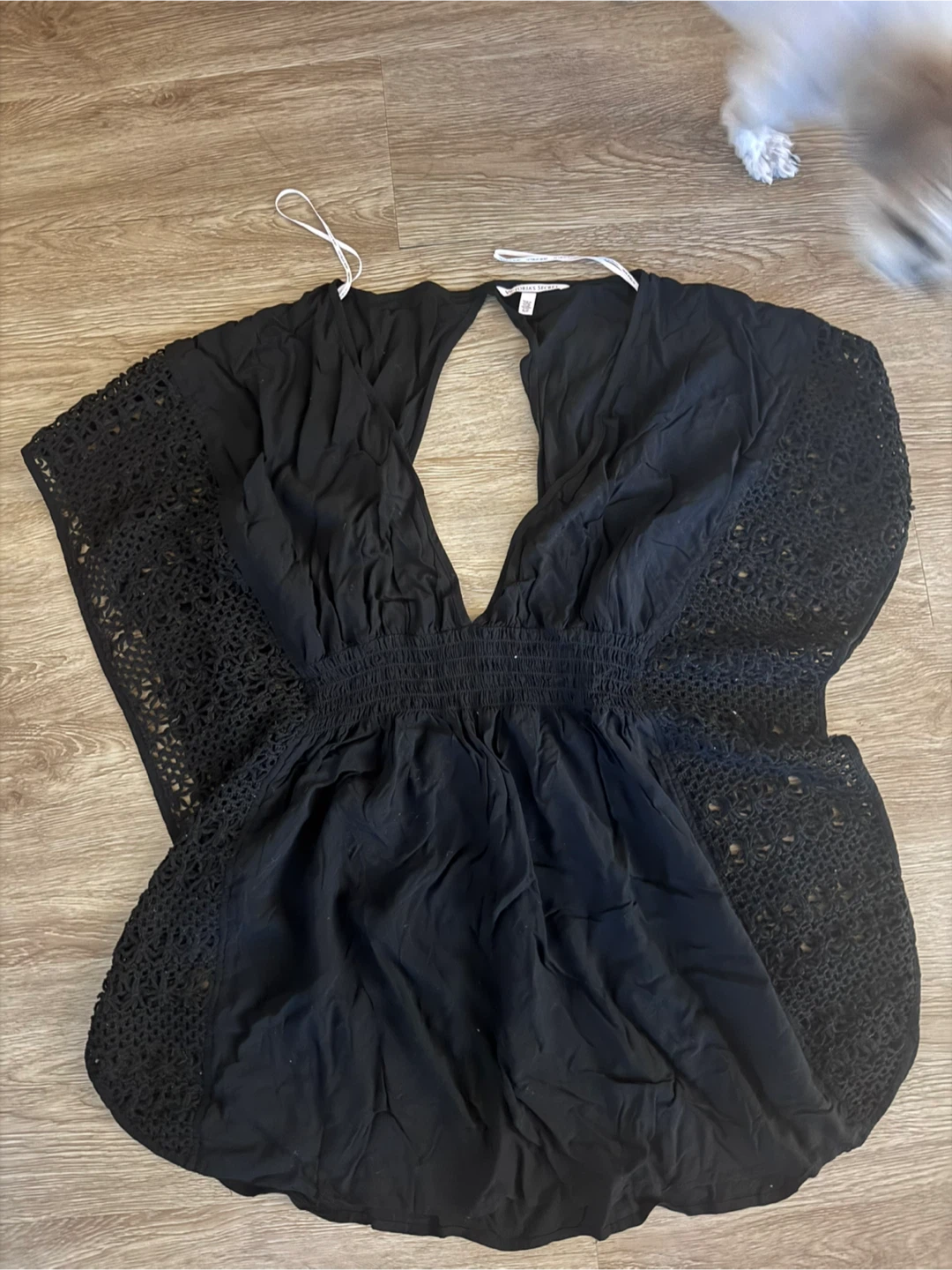 Victoria's Secret Black Lace Cover-Up Dress
