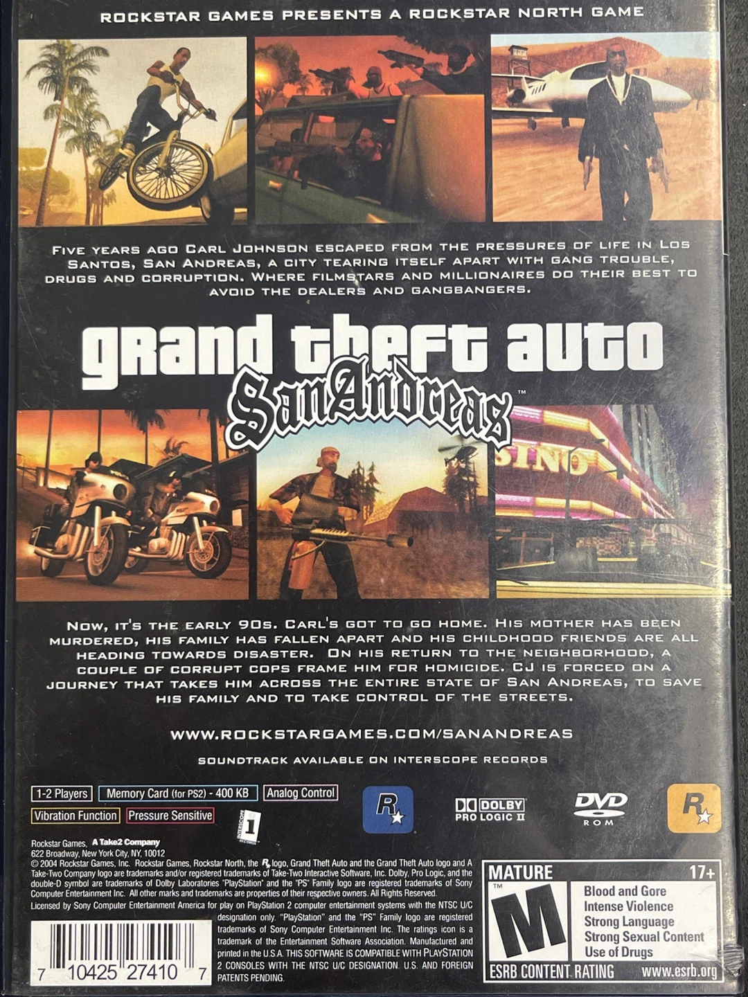 PlayStation 2 Grand Theft Auto: San Andreas - photo 2