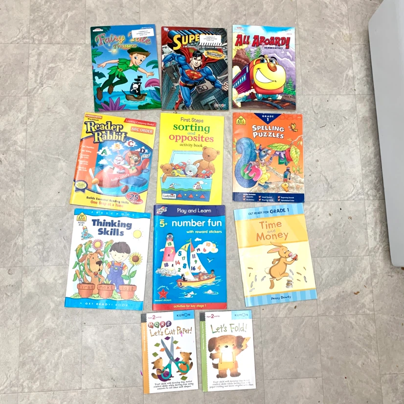 Assorted Kids Activity Books