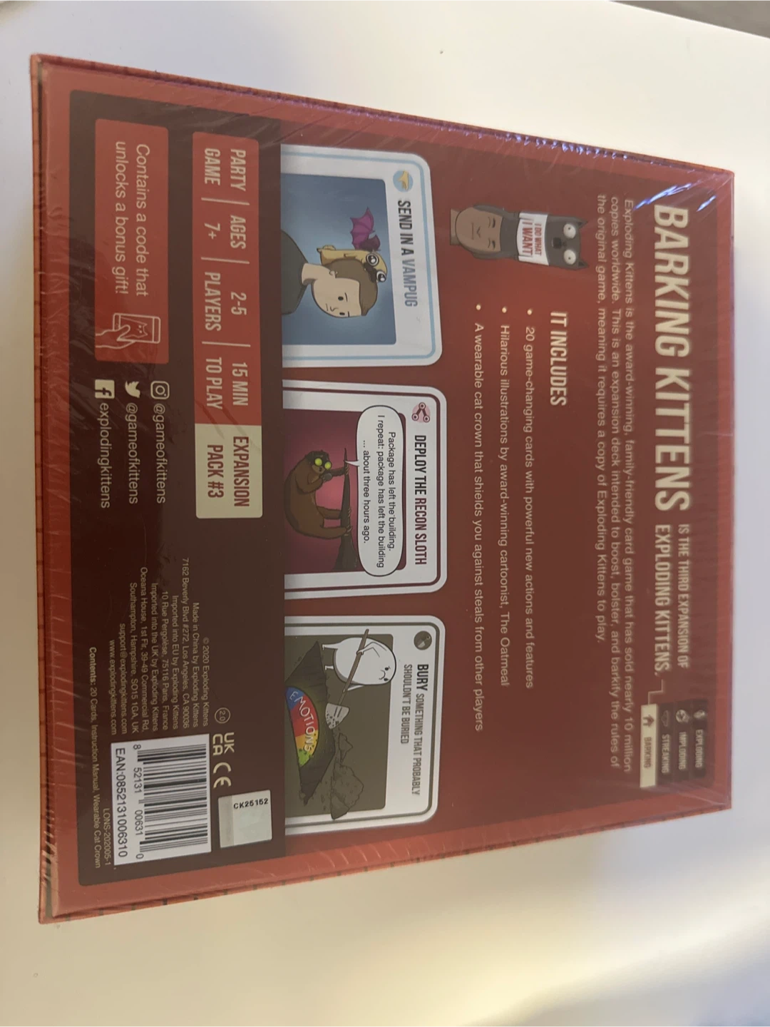 Barking Kittens Expansion Pack Card Game - photo 2