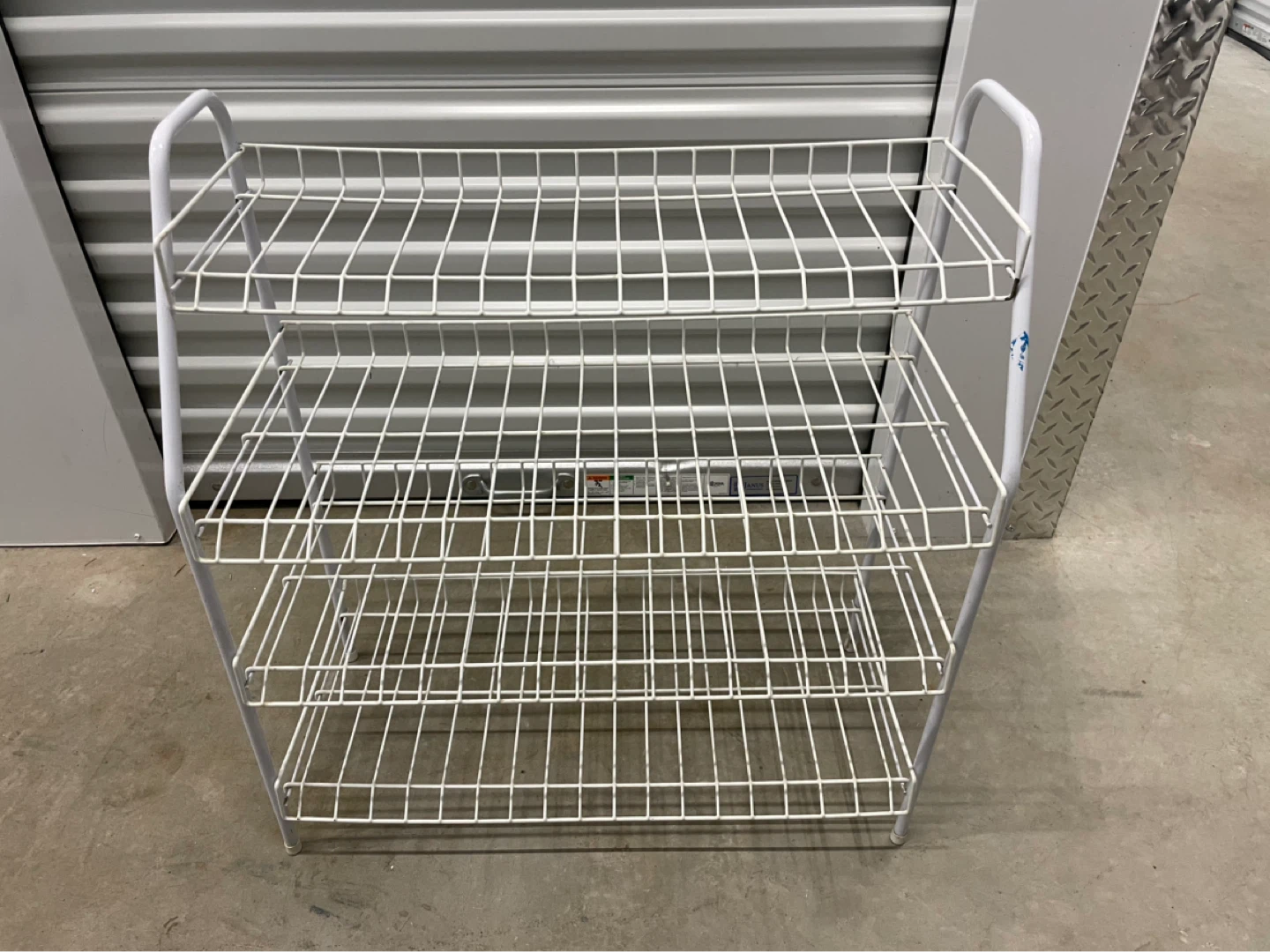 Shoe shelf White Wire 4-Tier Shelf Unit - photo 3