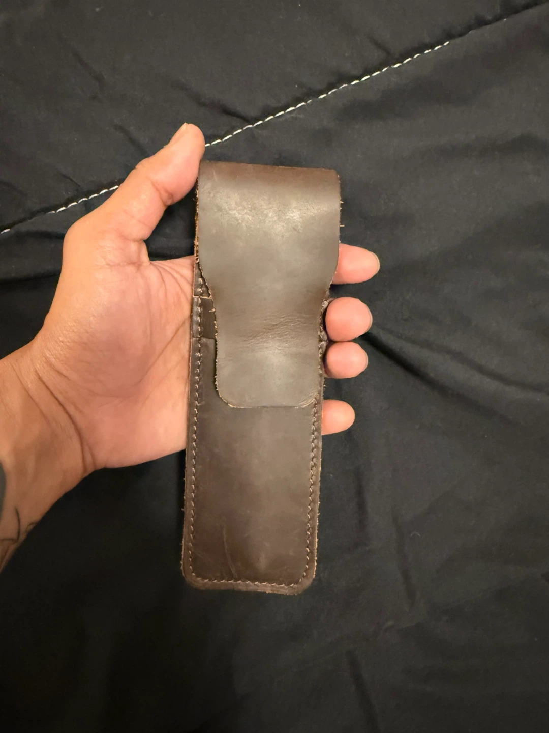 Leather Pen/Pencil Case Holder - photo 2