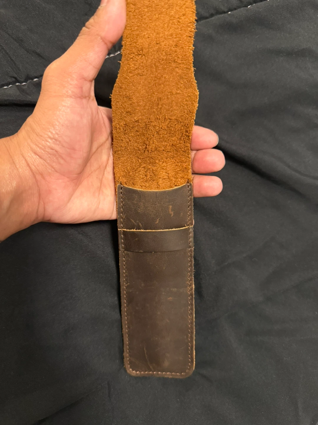 Leather Pen/Pencil Case Holder - photo 3