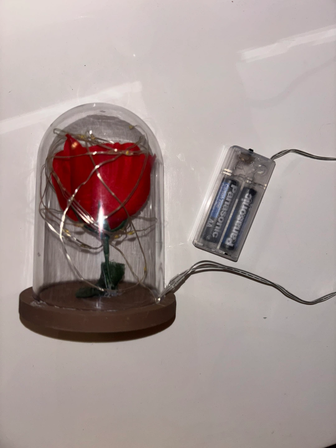 Beauty and the Beast Inspired Enchanted Rose with LED Lights - photo 2
