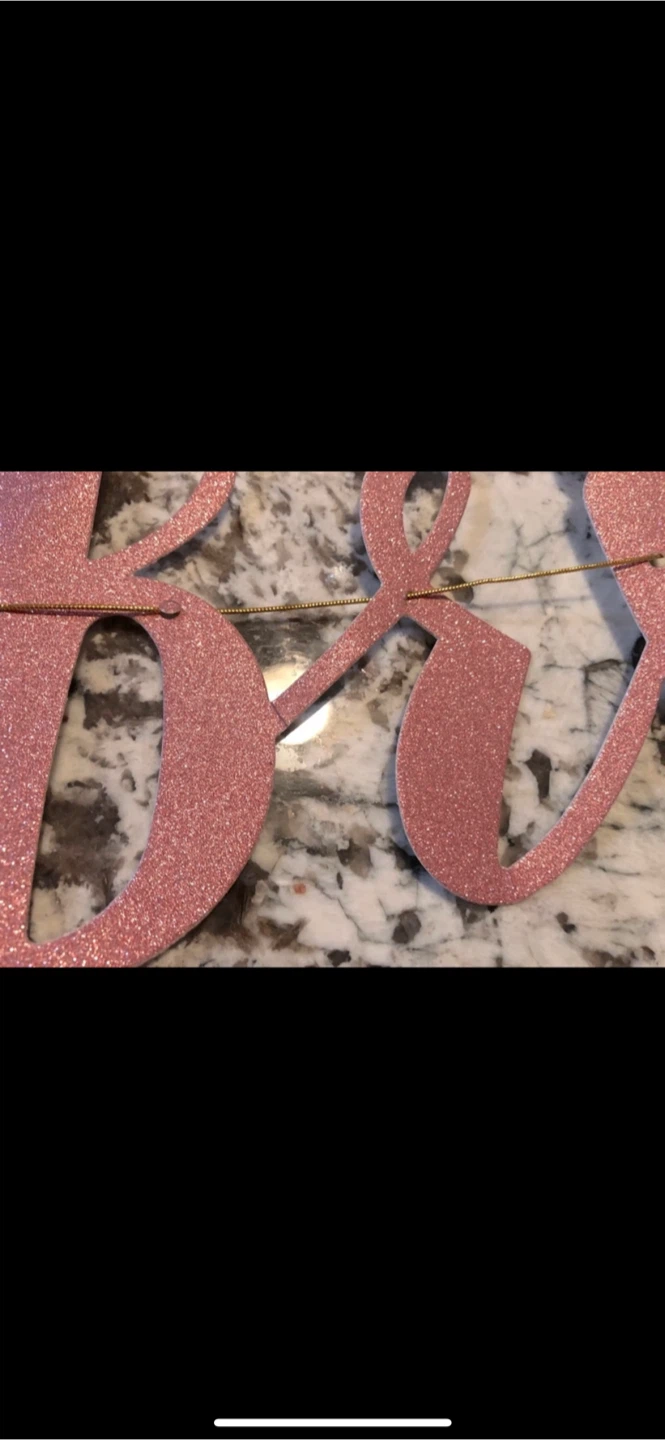 Rose Gold "Future Mrs" Cake Topper & "Bride" Banner - photo 3