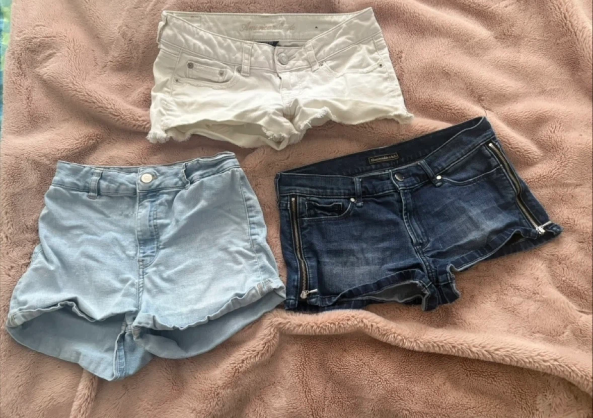American Eagle, H&M and Abercrombie & Fitch shorts ($2 each)