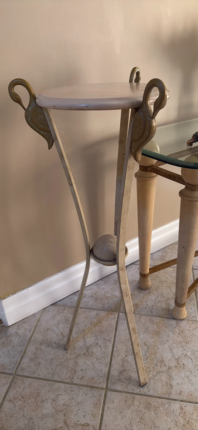 Vintage Swan Accent Table - photo 4