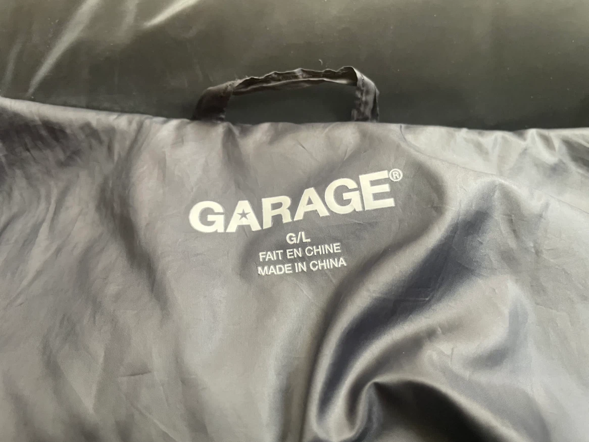 Garage Cropped Black Puffer Jacket. Large - photo 5