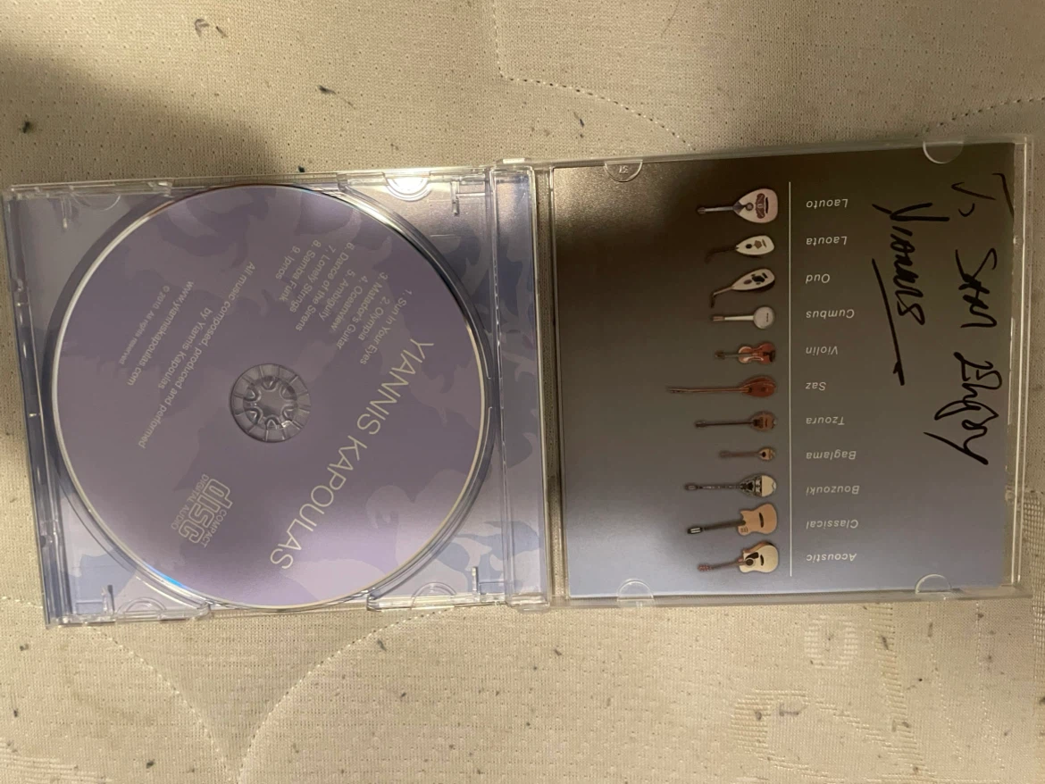 Yiannis Kapoulas CD autographed by Yiannis - photo 2