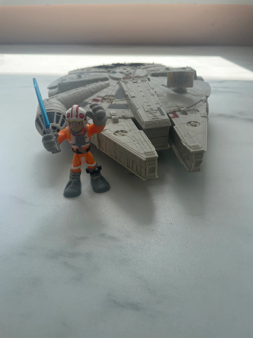 Star Wars millennium falcon. Action figure toy.