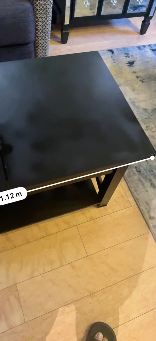 Black Lift-Top Coffee Table with Storage