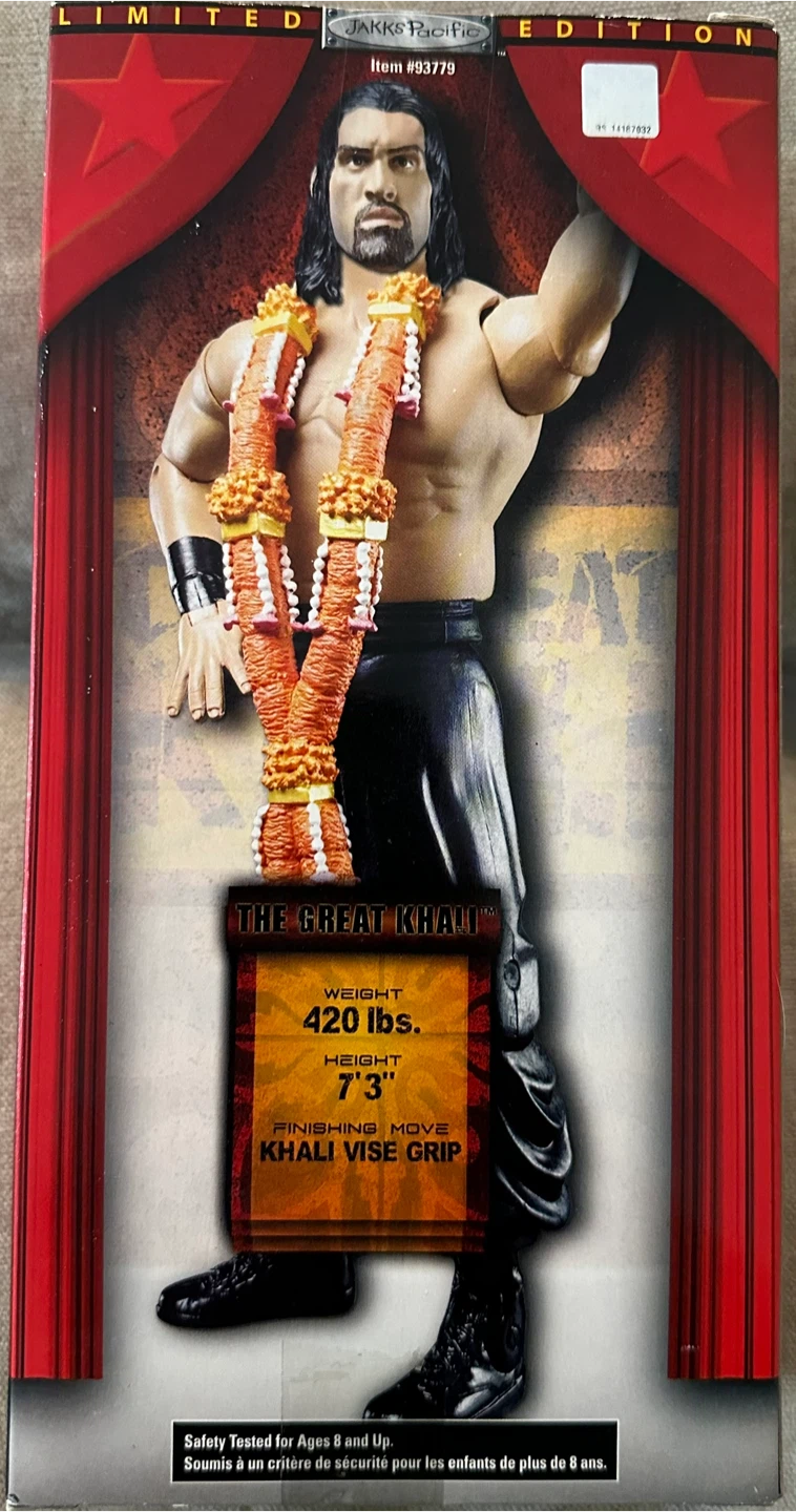 2009 WWE The Great Khali Limited Edition Action Figure - photo 2