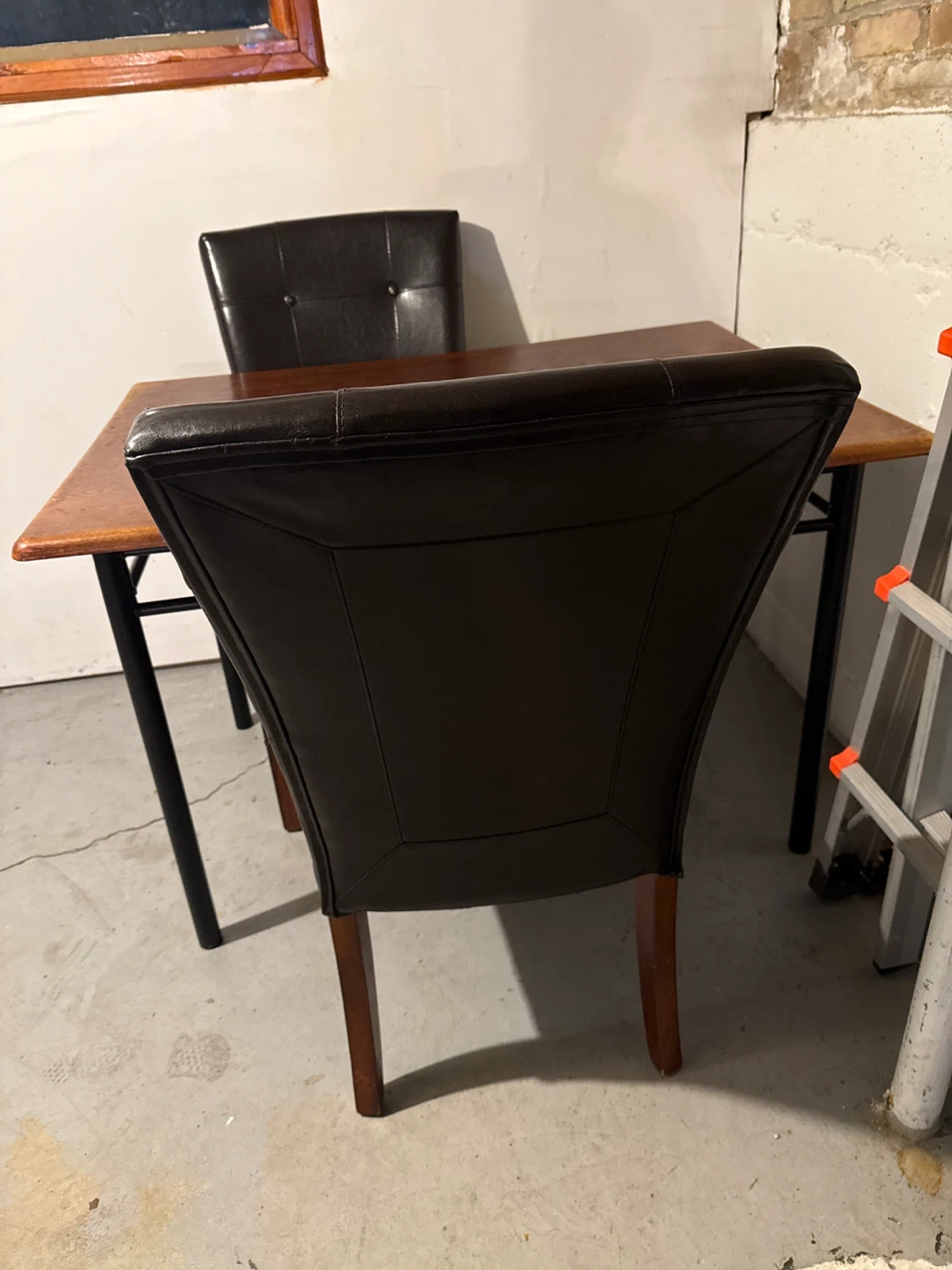 Wooden Dining Table and  2 Chairs - photo 2