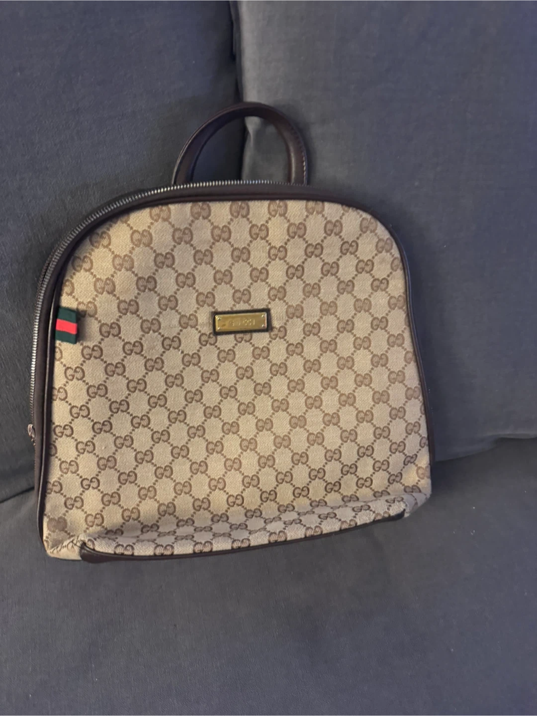Gucci GG Supreme Canvas Backpack