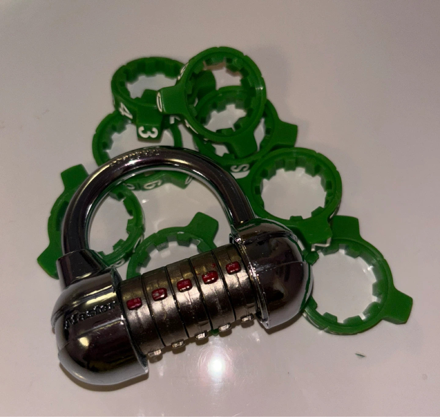 Master Lock Combination Lock with Extra Number Dials - photo 2