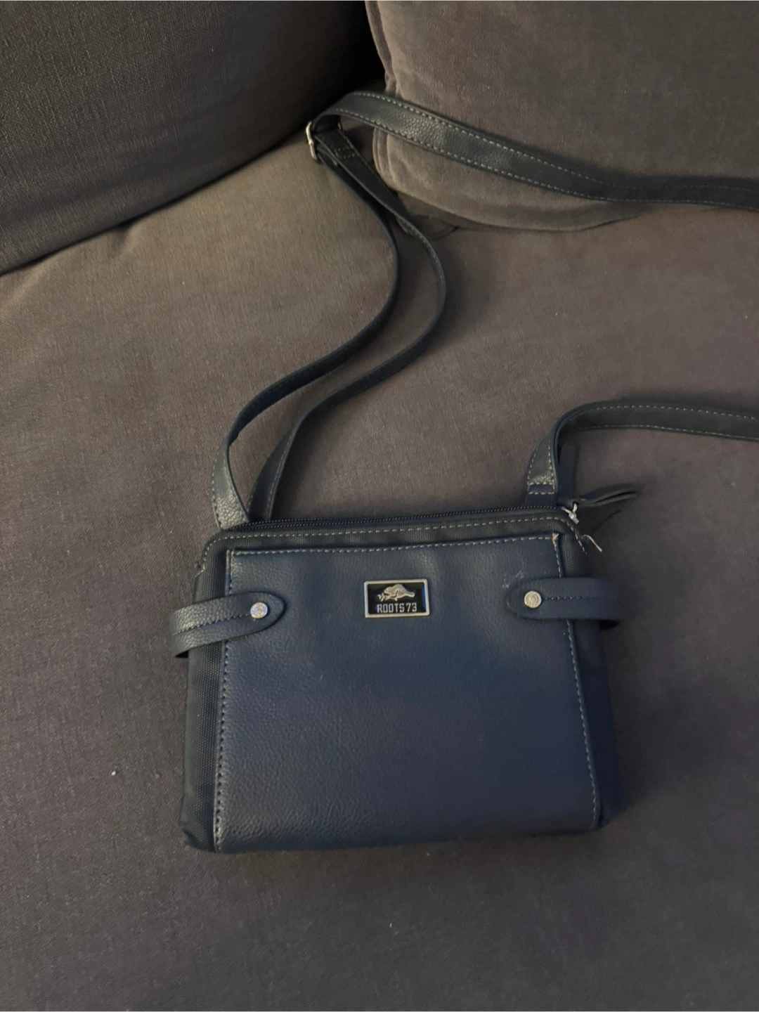 Roots 1973 Navy Blue Crossbody Bag