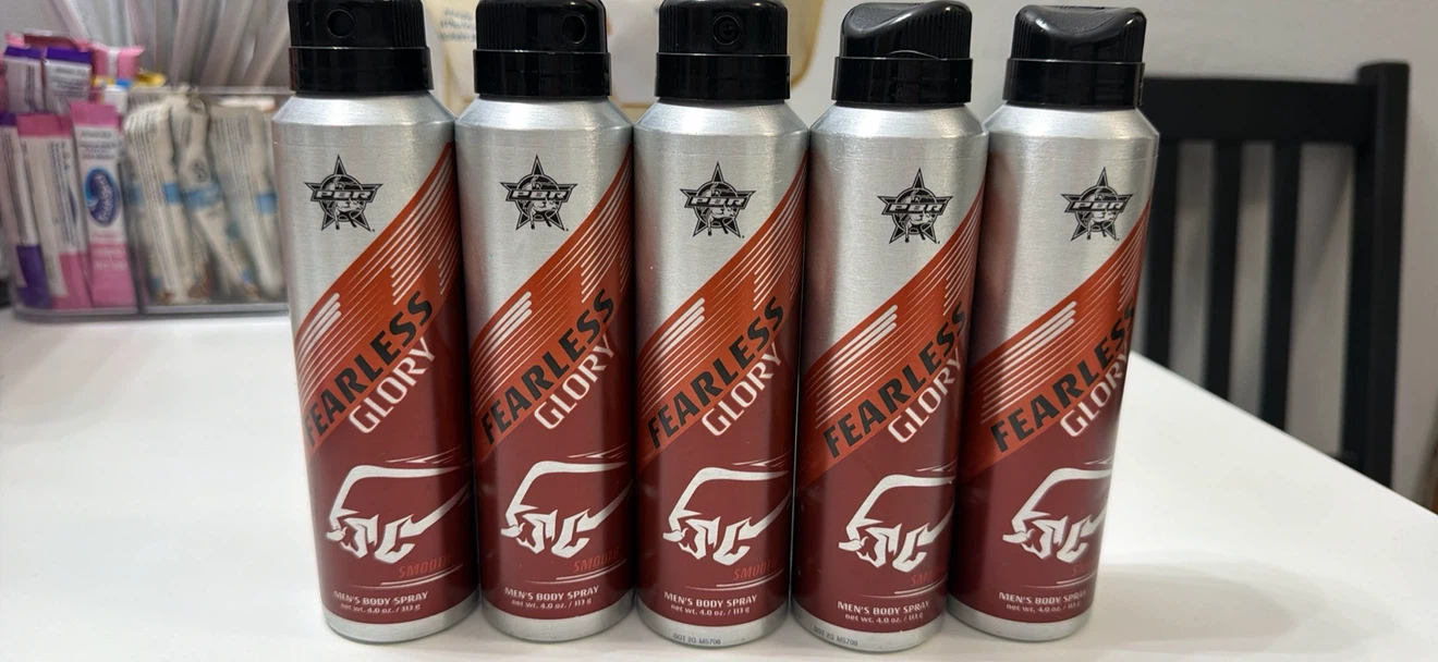 PBR Fearless Glory Men's Body Spray - 5 Pack