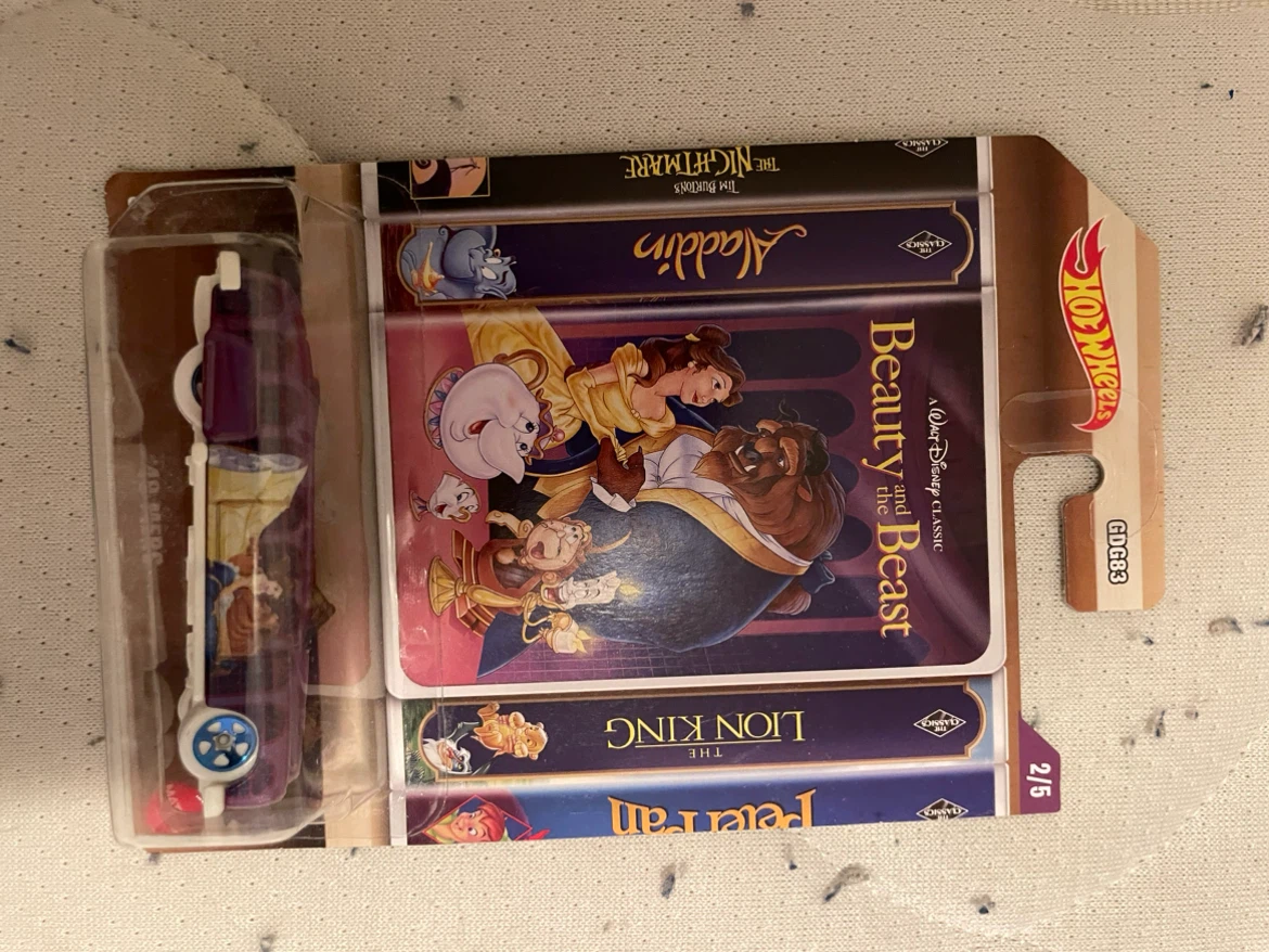 Hot Wheels Disney Classic Beauty and the Beast Car
