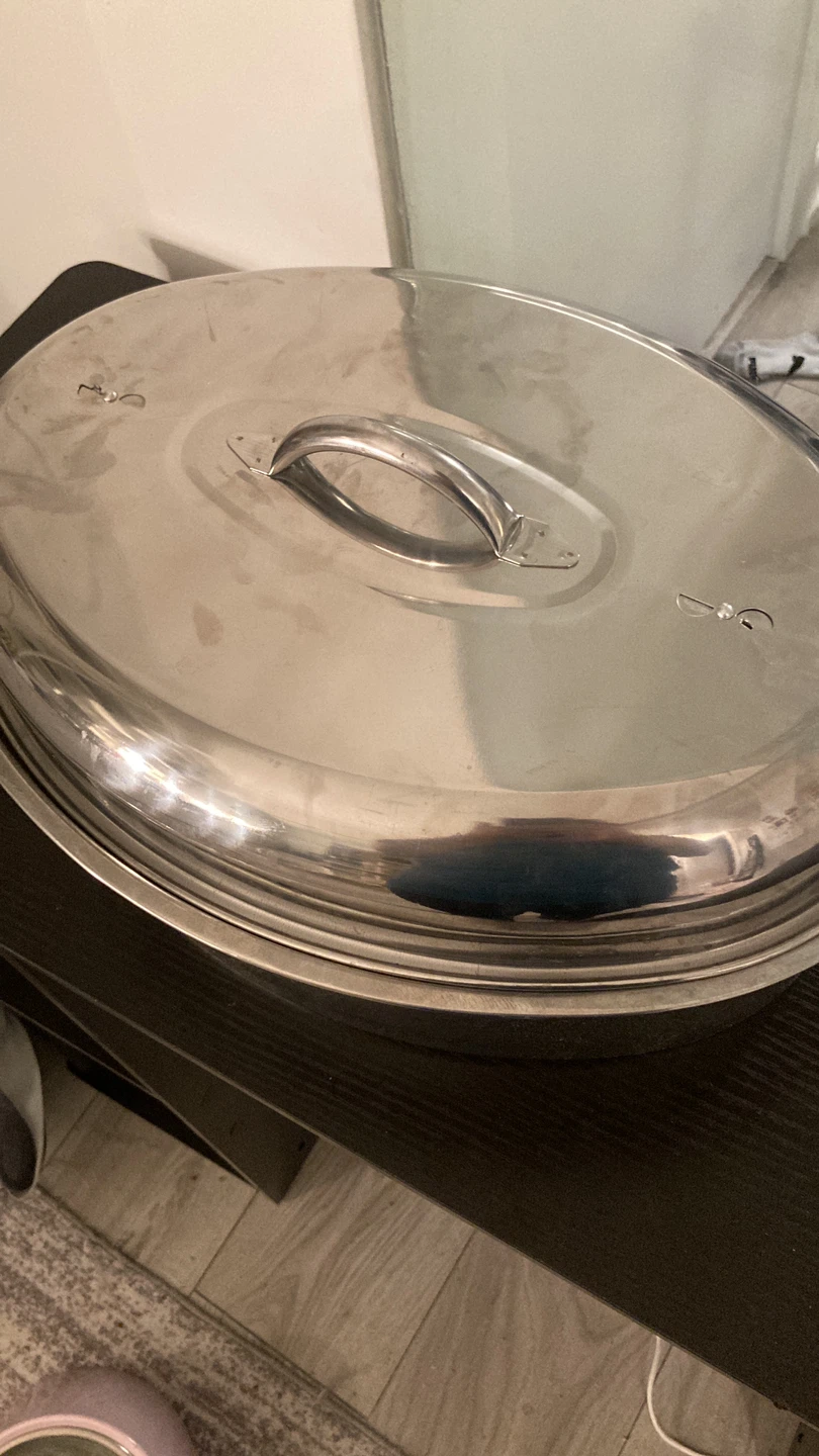 Oval Roasting Pan with Lid steam function - photo 2