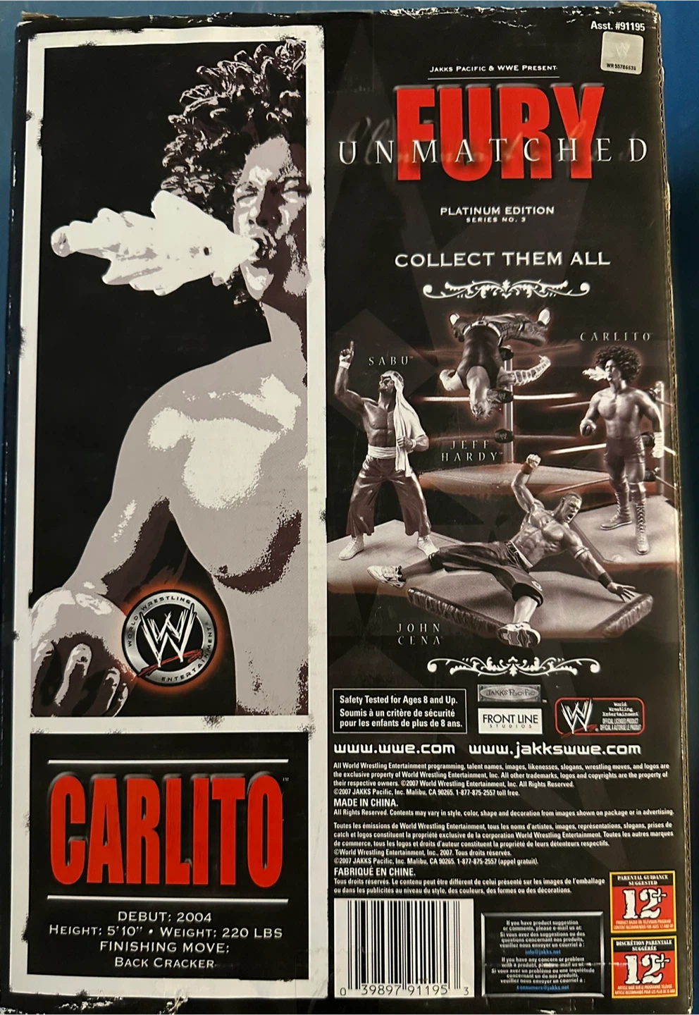 WWE Carlito Fury Unmatched Platinum Edition Action Figure - photo 3