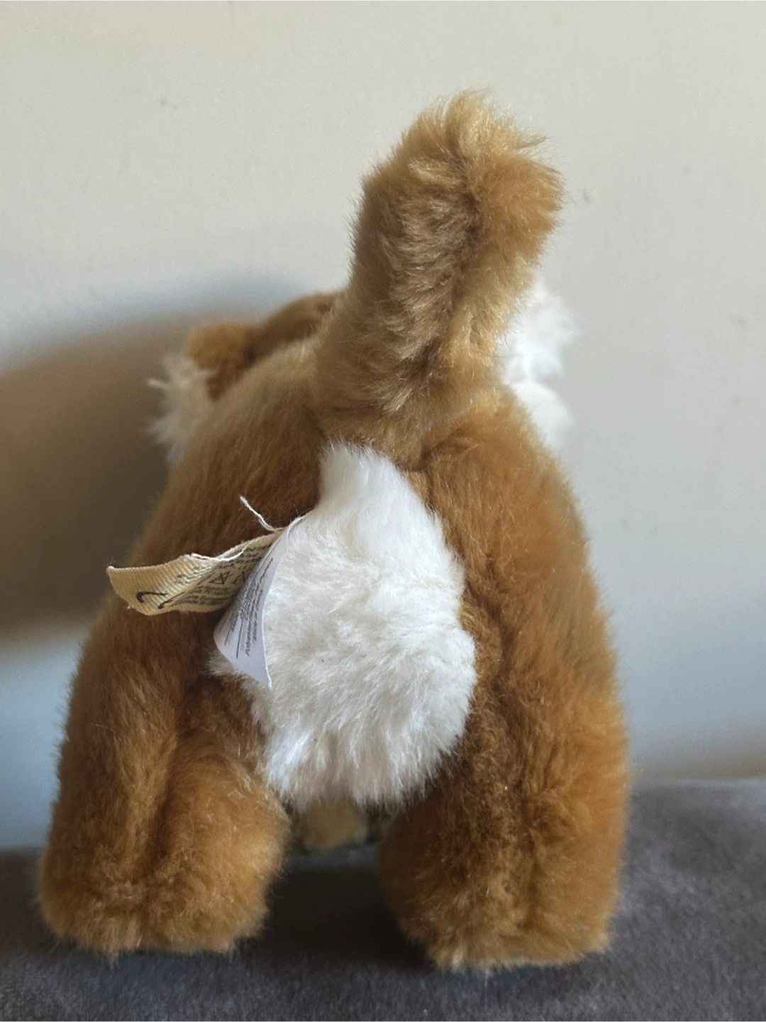 Vintage WWF Tiger Plush 7.5" Anna Club Leather Ear Tag - photo 4