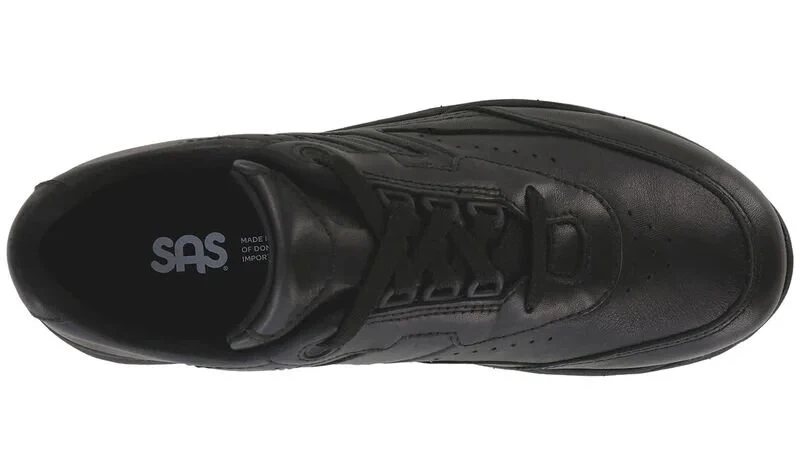 Women’s Black Leather SAS Shoes Size 9W