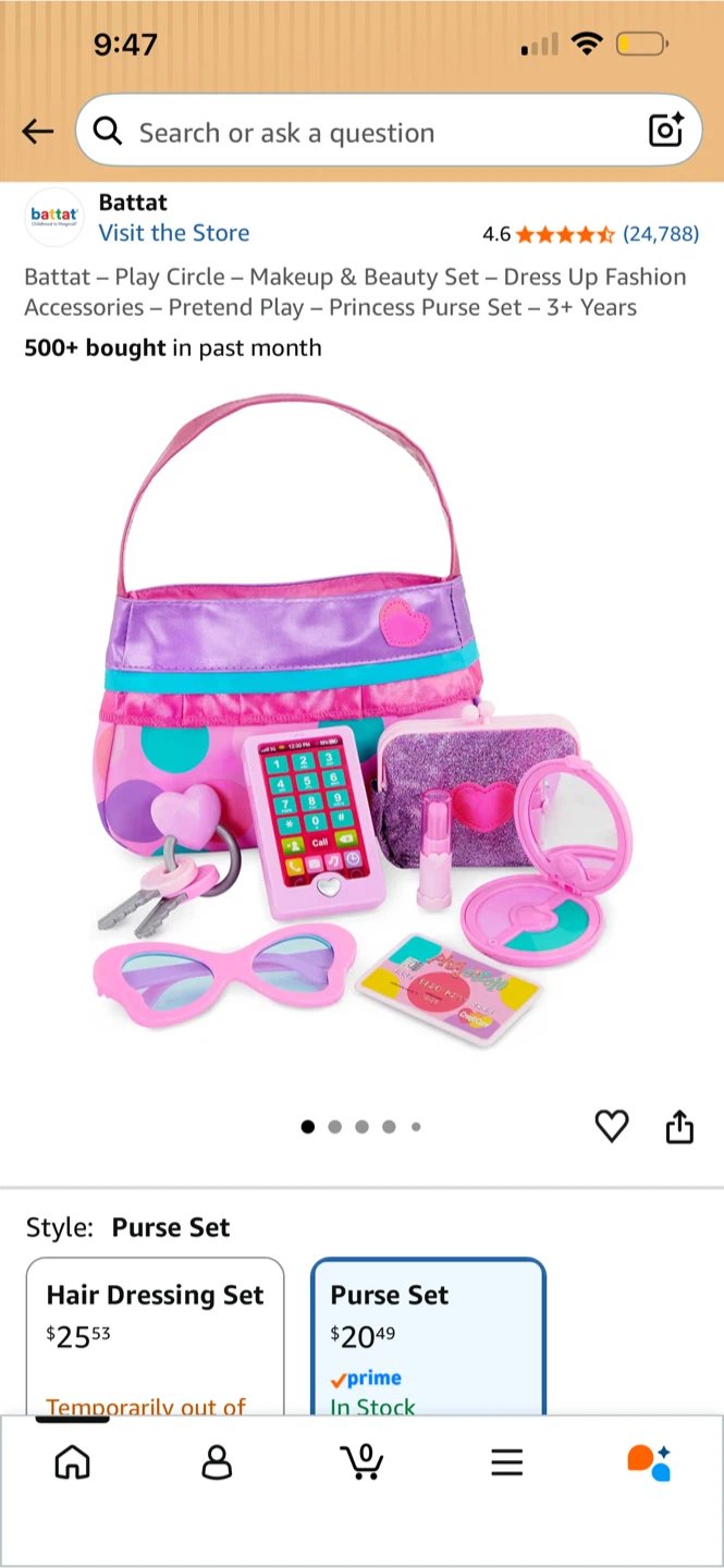 Pretend Play Purse Set - photo 2
