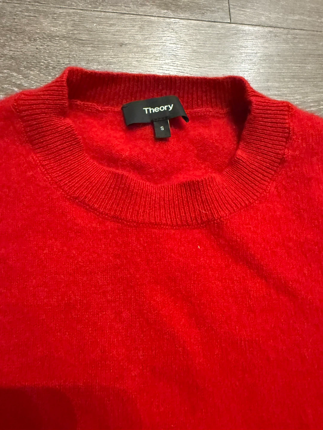 Theory Red Cashmere Sweater size small - photo 2