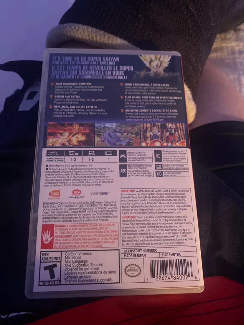 Nintendo Switch Dragon Ball Xenoverse 2 - photo 3