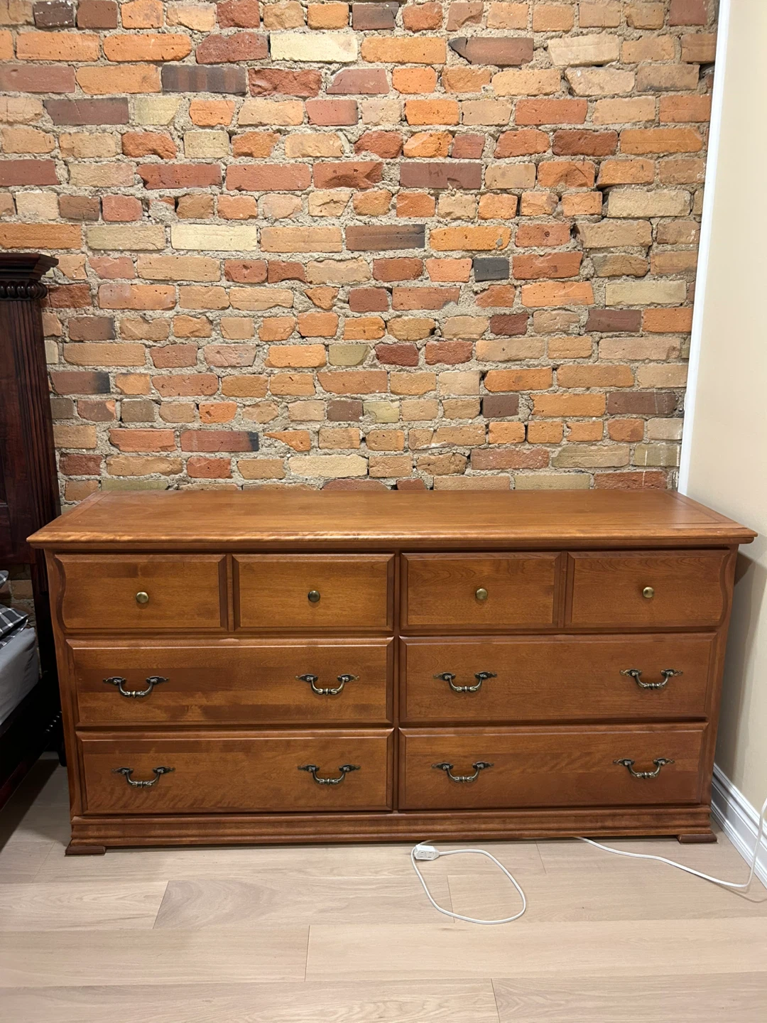 Solid Wood Dresser with 6 Drawers