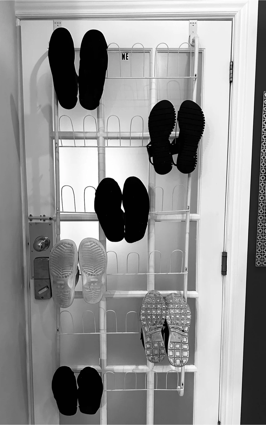 Over-the-Door Shoe Organizer Rack
