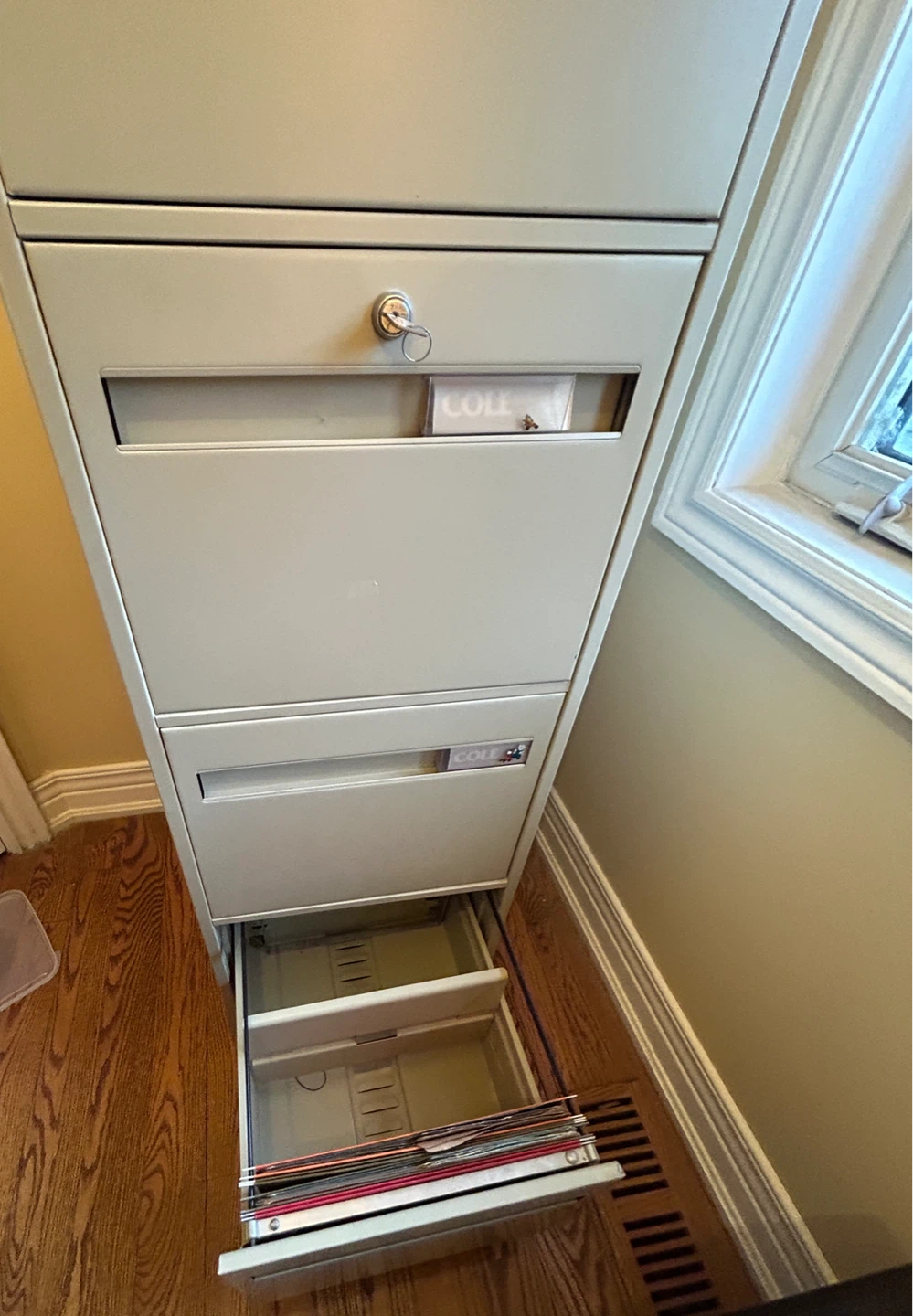 Cole Steel 4-Drawer Filing Cabinet - photo 2