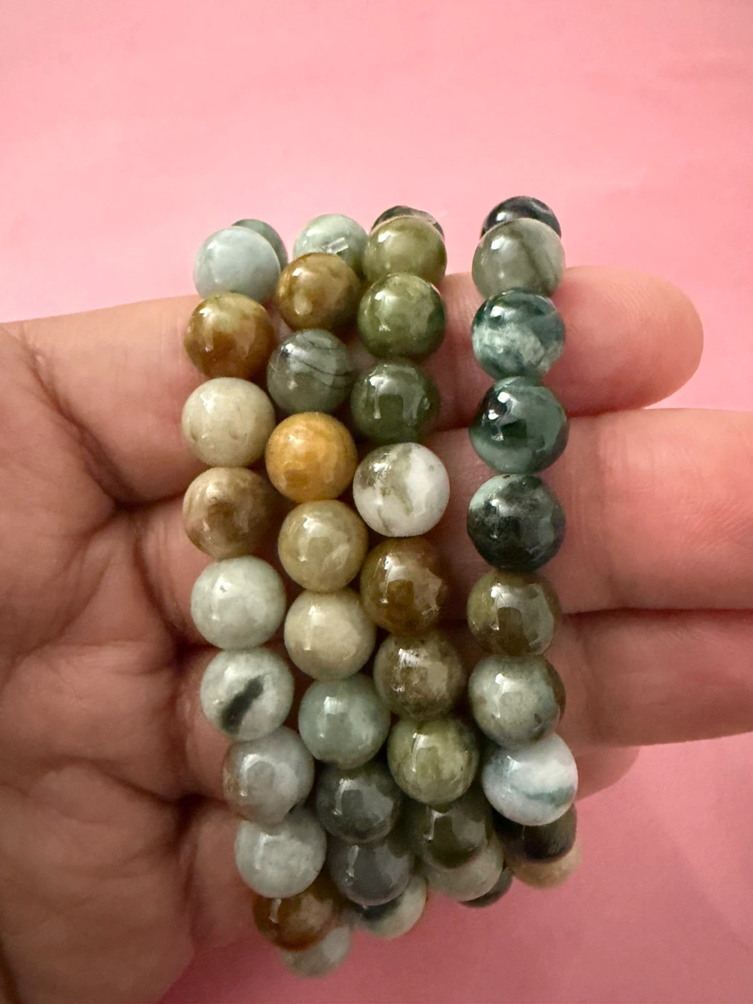 Assorted Real Gemstone Bracelets