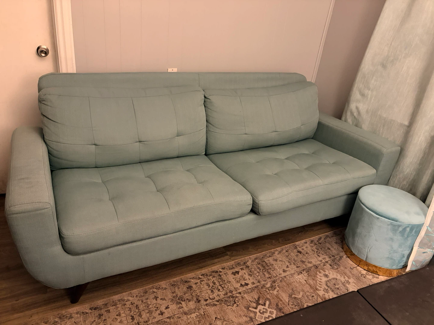 Sofa with Matching Ottoman