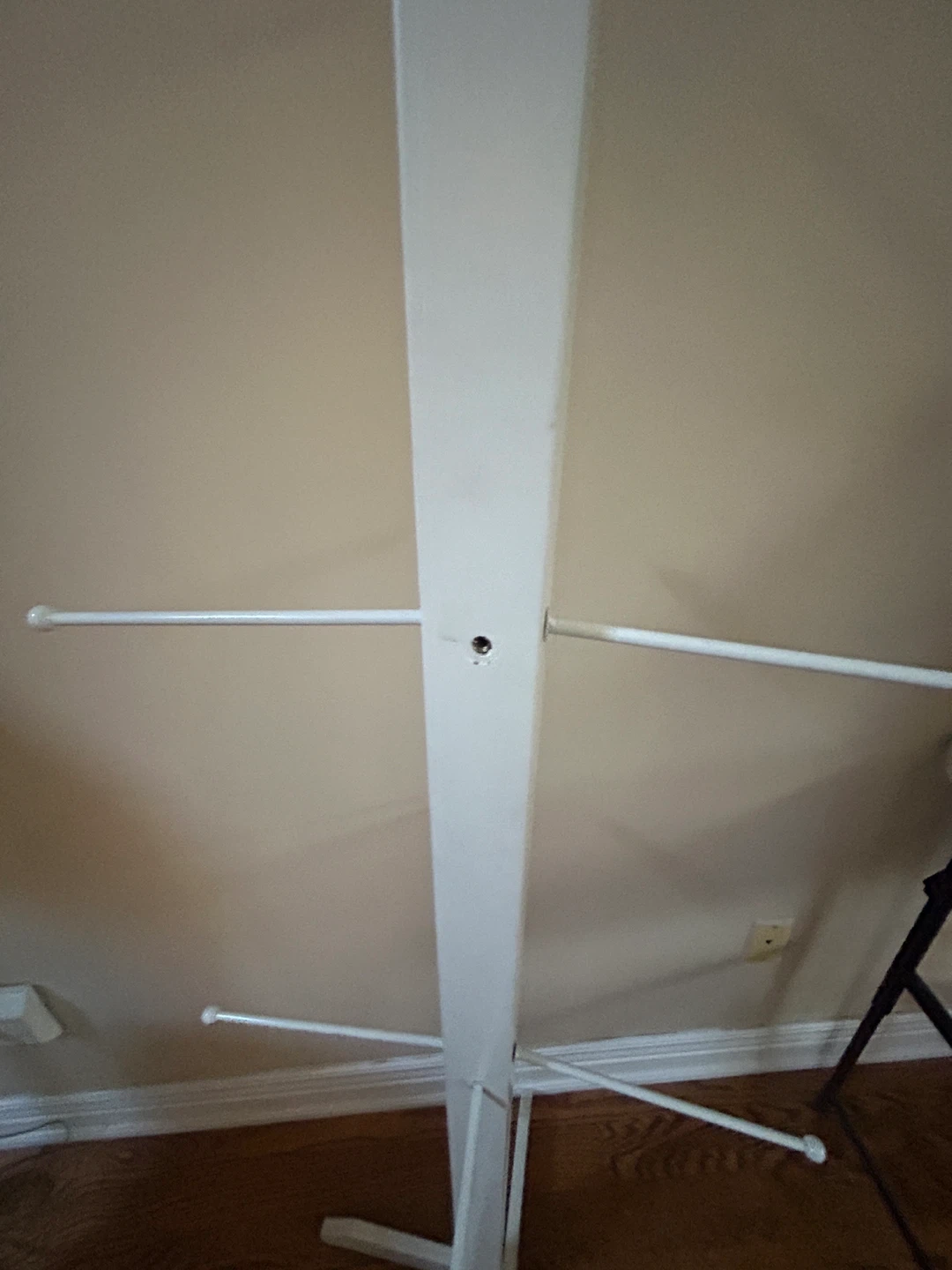 White Wooden Rotating Display Stand - photo 3