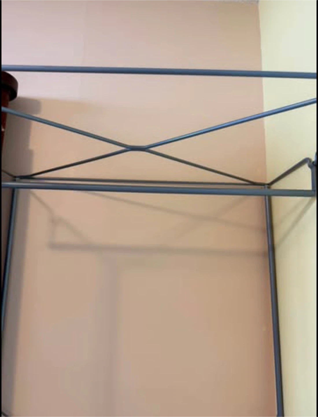 Metal Garment Rack with Shelf - photo 3