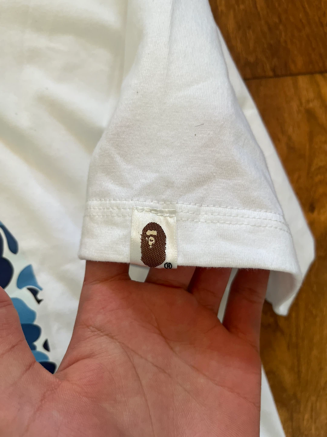 A Bathing Ape (BAPE) x Baby Milo Blue Camo Tee - Size M - photo 3