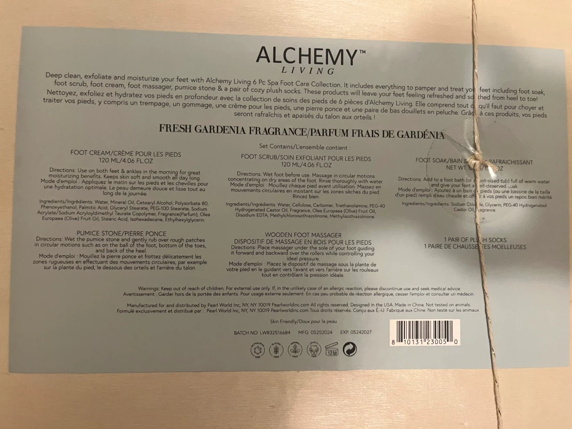 Alchemy Living 6 Pc Spa Foot Care Collection - photo 2