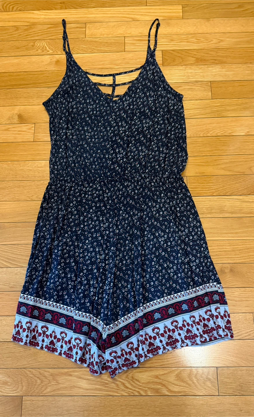 Women's Floral Print Romper - photo 2