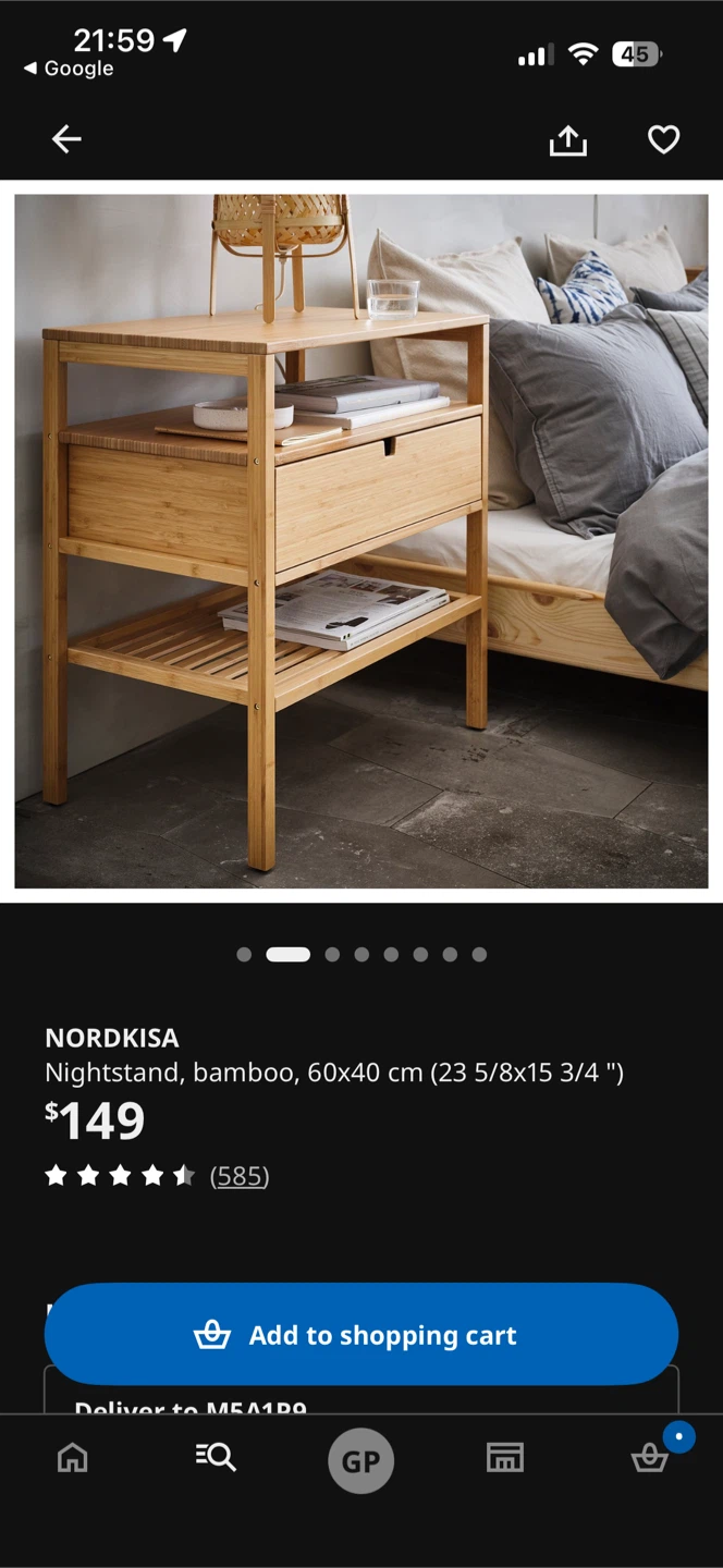 NORDKISA Bamboo Nightstand - photo 3