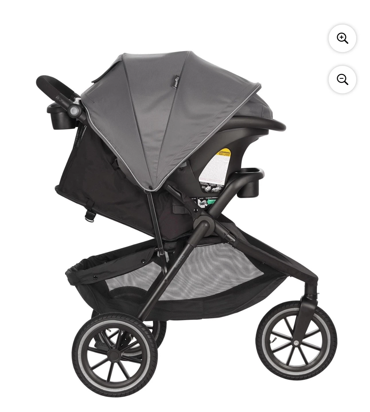 Evenflo Folio3 Stroll & Jog Stroller Travel System - photo 4
