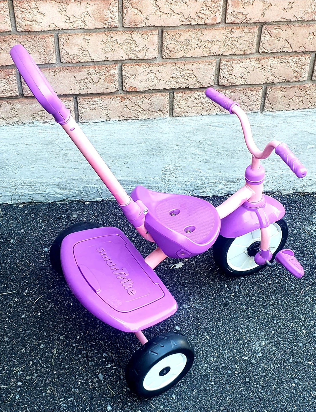 Smart Trike Pink Tricycle with Parent Handle - photo 2