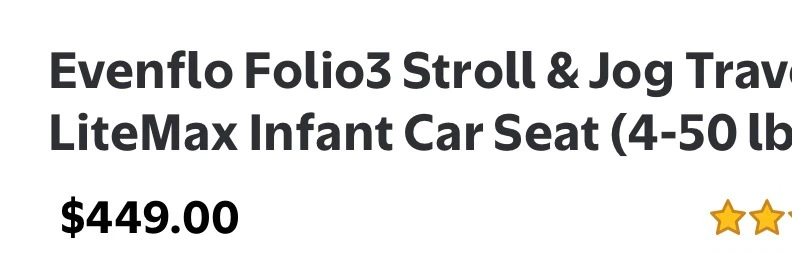Evenflo Folio3 Stroll & Jog Stroller Travel System - photo 5