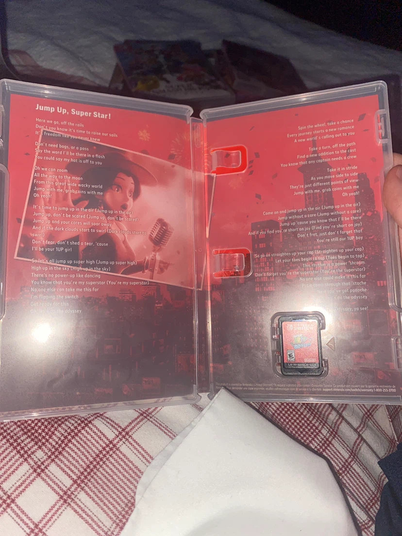 Nintendo Switch Super Mario Odyssey Game - photo 2