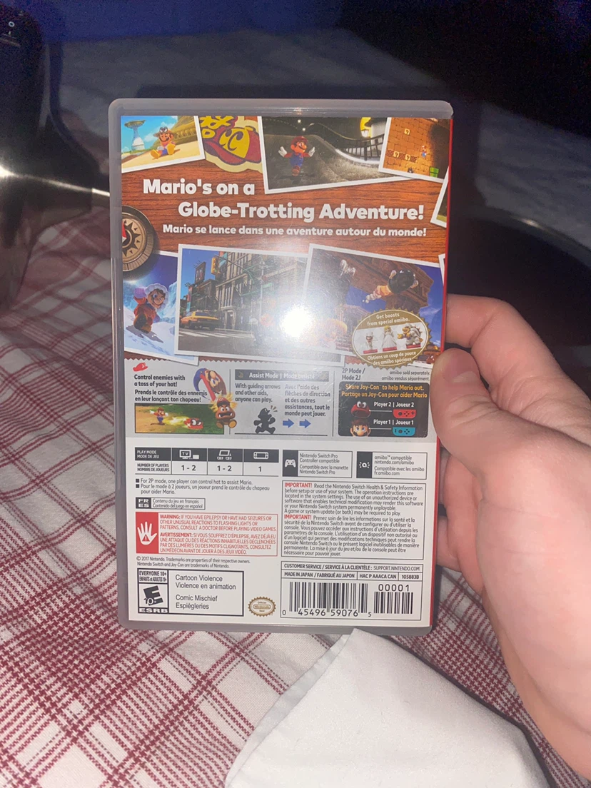 Nintendo Switch Super Mario Odyssey Game - photo 3
