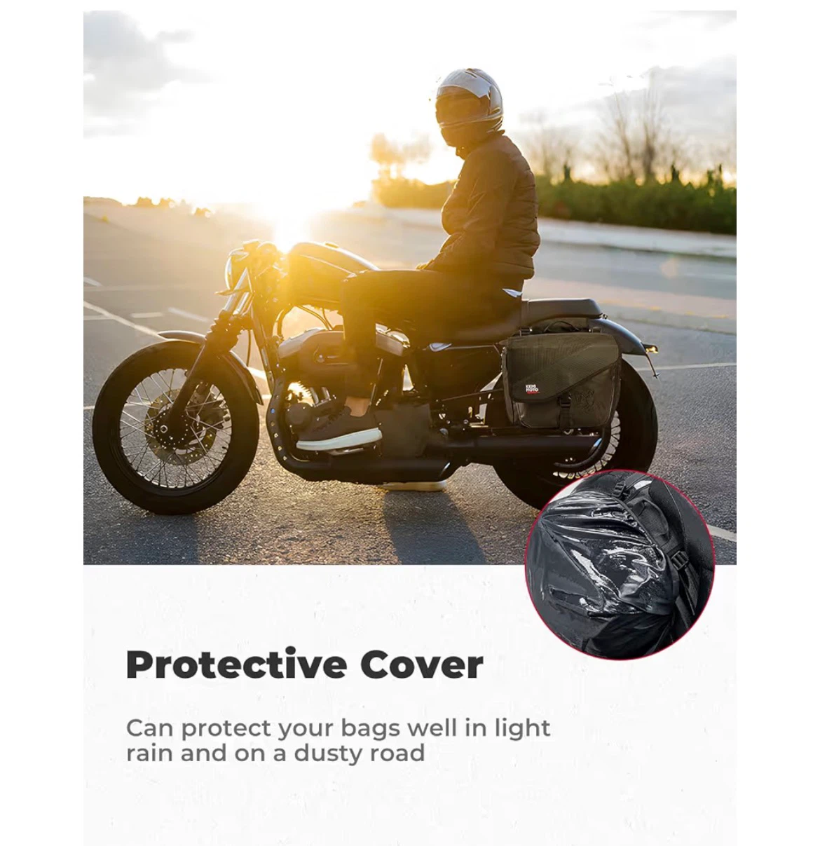 KEMIMOTO Motorcycle Saddlebags 40L - photo 3
