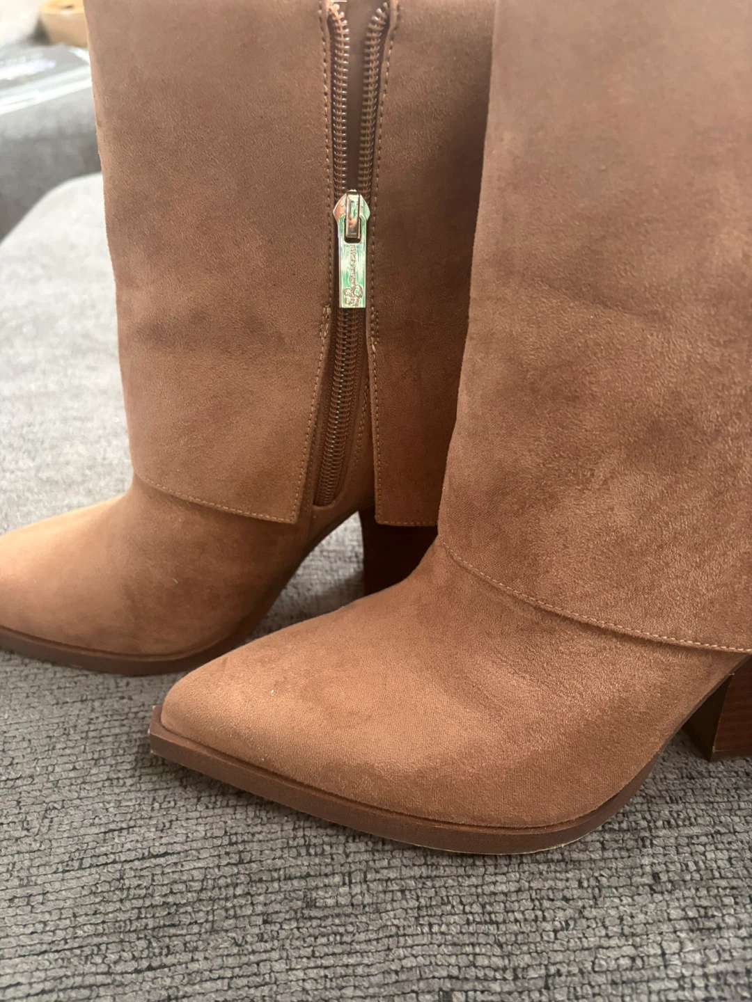 Jessica S. Suede Ankle Boots size 8.5 - photo 4