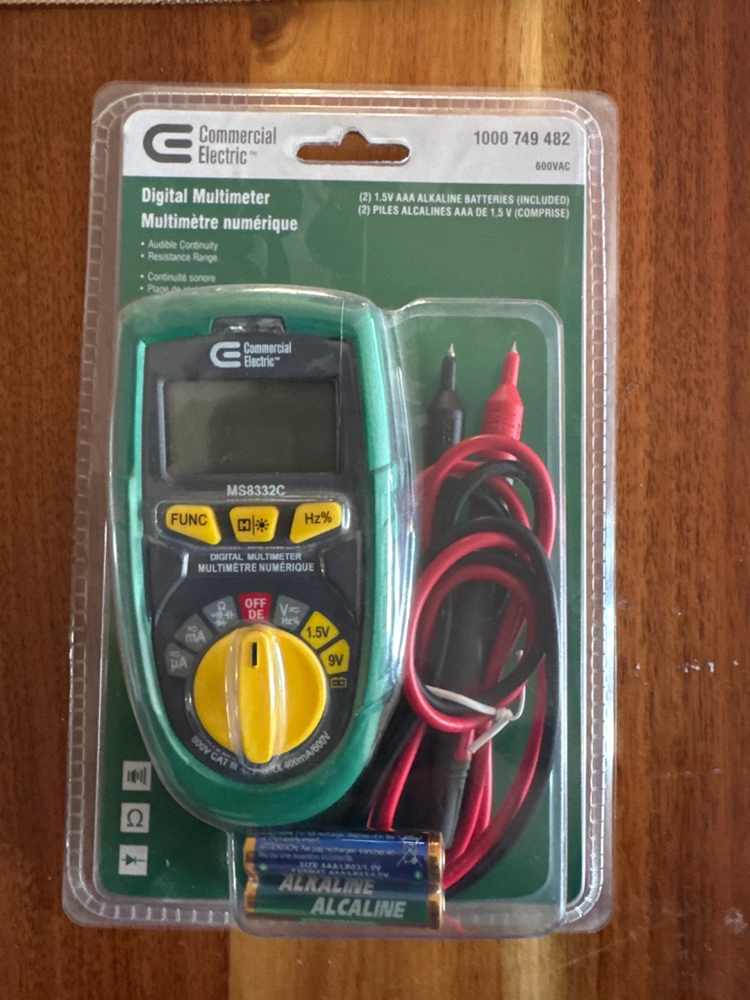 Commercial Electric Digital Multimeter MS8332C